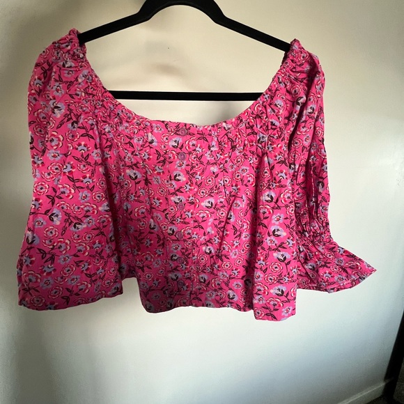 Free people James smock top crop xs - Picture 8 of 9